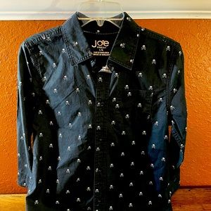 Joe Fresh Skull and Crossbones Boys Button Down